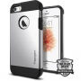 Spigen Armor trpežna tanka prevleka za Apple iPhone SE (2016) / 5S - srebro