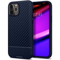 Trpežni ovitek Spigen Core Armor za iPhone 12 Pro Max - temno modra