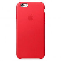 Ovitek iz pravega usnja za Apple iPhone 6S Plus - rdeče