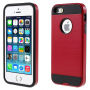 2in1 primer za Apple iPhone 5 / 5S / SE (2016) - rdeče