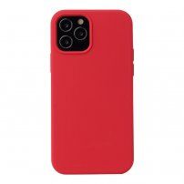 Silikonski pokrov za iPhone 12 Pro Max - rdeče