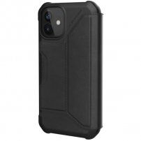 UAG Metropolis LTHR flip etui za iPhone 12 mini - črna