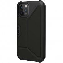 UAG Metropolis SATN flip etui za iPhone 12 / 12 Pro - črna