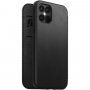 Nomad Folio usnjeni flip etui za iPhone 12 / 12 Pro - črna