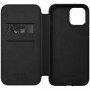Nomad Folio usnjeni flip etui za iPhone 12 Pro Max - črna