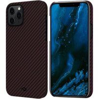 Pitaka MagEZ ovitek za iPhone 12 Pro Max - črno-rdeča