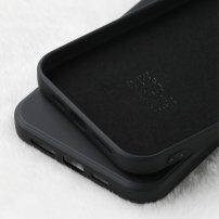 X-Level gladek silikonski ovitek za iPhone 12 / 12 Pro - črna