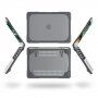 Na udarce odporen pokrov z nagibnimi nogami za MacBook Pro 13" (A2251 / A2289 / A2338) - siva