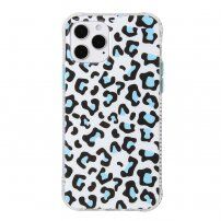 Ovitek z vzorcem leoparda za iPhone 12 mini - modro