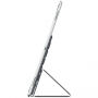 Pristna prevleka pametne tipkovnice s češko tipkovnico za Apple iPad Pro 12,9 "(2017) - siva