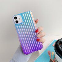 Obrobljen spremenljiv ovitek z kovinskim sijajom za iPhone 11 Pro Max - vijolična