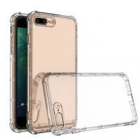 Ovitek z okrepljeno zaščito za vogale in robove za iPhone 7 Plus / 8 Plus - pregleden