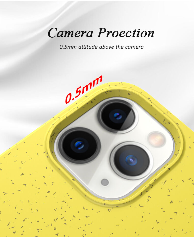 Mat ekološko razgradljiv ovitek za iPhone 12 Pro Max - rdeče