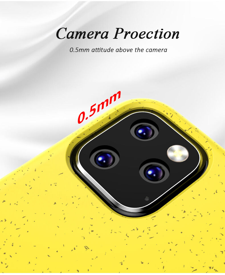 Mat ekološko razgradljiv ovitek za iPhone 11 Pro Max - črna