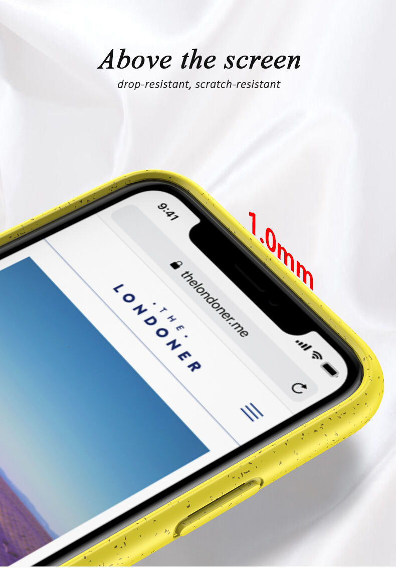 Mat ekološko razgradljiv ovitek za iPhone 11 Pro Max - črna