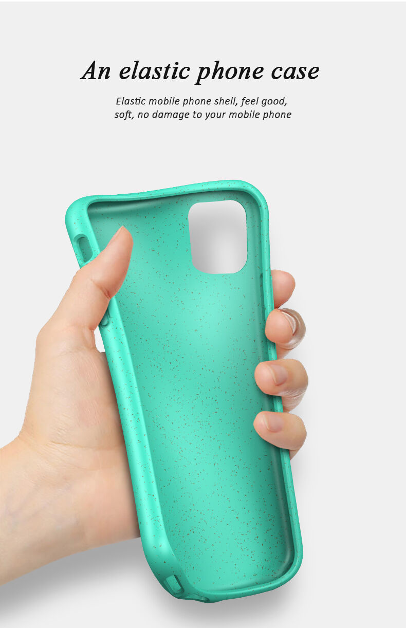 Mat ekološko razgradljiv ovitek za iPhone 11 Pro Max - črna