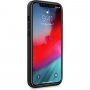 Karl Lagerfeld Embossed ovitek iz PU usnja za iPhone 12 Pro Max - črna
