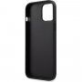 Karl Lagerfeld Embossed ovitek iz PU usnja za iPhone 12 Pro Max - črna