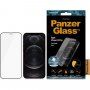 PanzerGlass AntiBacterial kaljeno steklo 3D za iPhone 12 / 12 Pro - črna