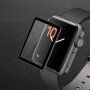 IMAK Pro + kaljeno steklo 2.5D pro Apple Watch - 38 mm - črna