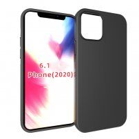 Mat ovitek za iPhone 12 / 12 Pro - črna