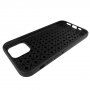 Mat ovitek za iPhone 12 / 12 Pro - črna