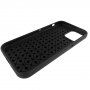 Mat ovitek za iPhone 12 / 12 Pro - črna