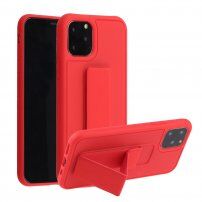 Ovitek z funkcijo stojala / ročaja za iPhone 12 Pro Max - rdeče
