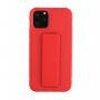 Ovitek z funkcijo stojala / ročaja za iPhone 12 Pro Max - rdeče
