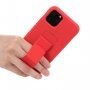 Ovitek z funkcijo stojala / ročaja za iPhone 12 Pro Max - rdeče