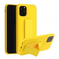 Ovitek z funkcijo stojala / ročaja za iPhone 12 / 12 Pro - rumena