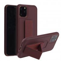 Ovitek z funkcijo stojala / ročaja za iPhone 12 Pro Max - kava rjava