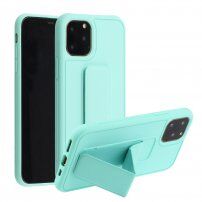 Ovitek z funkcijo stojala / ročaja za iPhone 12 Pro Max - mentol