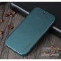 X-Level usnjen flip etui s stojalom za iPhone 12 / 12 Pro - zelena