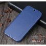 X-Level usnjen flip etui s stojalom za iPhone 12 / 12 Pro - modro