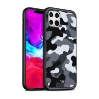 NXE ovitek s kamuflažnim vzorcem za iPhone 12 Pro Max - siva