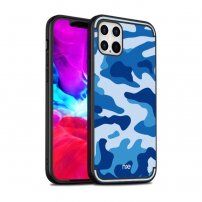 NXE ovitek s kamuflažnim vzorcem za iPhone 12 Pro Max - modro