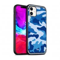 NXE ovitek s kamuflažnim vzorcem za iPhone 12 / 12 Pro - modro