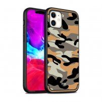 NXE ovitek s kamuflažnim vzorcem za iPhone 12 mini - oranžna