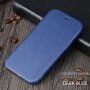 X-Level usnjen flip etui s stojalom za iPhone 12 mini - modro
