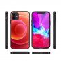 NXE mehki ovitek z motivom barvnih krogov za iPhone 12 / 12 Pro - rdeče