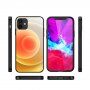 NXE mehki ovitek z motivom barvnih krogov za iPhone 12 / 12 Pro - rumena