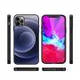 NXE mehki ovitek z motivom barvnih krogov za iPhone 12 Pro Max - temno modra
