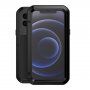 Love Mei super trpežen etui proti udarcem/vodi/prahu za iPhone 12 mini - črna