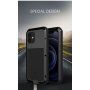Love Mei super trpežen etui proti udarcem/vodi/prahu za iPhone 12 mini - črna