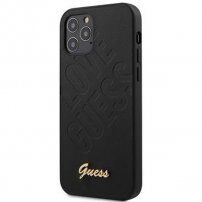 Guess Iridescent Love ovitek za iPhone 12 Pro Max - črna