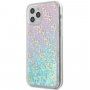 Guess 4G Liquid Glitter zamenljiv ovitek za iPhone 12 Pro Max - barvita