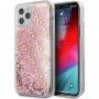 Guess 4G Liquid Glitter ovitek za iPhone 12 Pro Max - roza