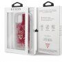 Guess Liquid Glitter Charms ovitek za iPhone 12 Pro Max - malina