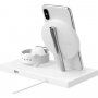 Belkin Boost Charge 2v1 brezžična polnilna postaja 7.5W za iPhone / Apple Watch - bela